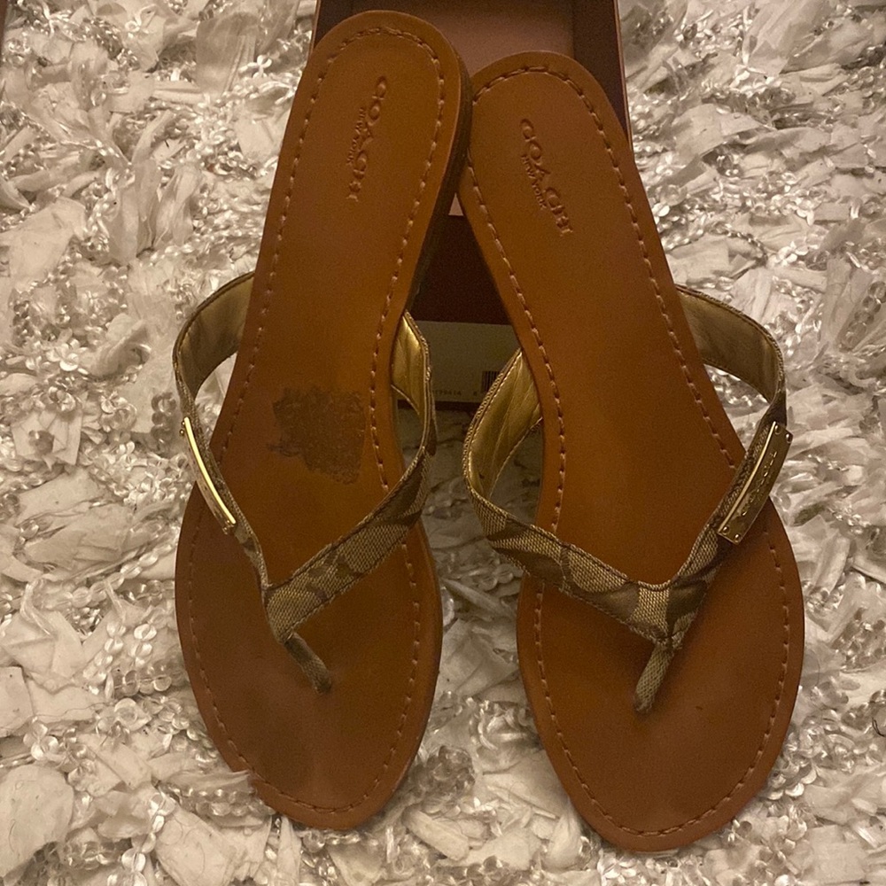 Coach slippers